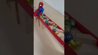 Marble Run Race ASMR HABA wave slope part1 #marblerun #asmr #shorts