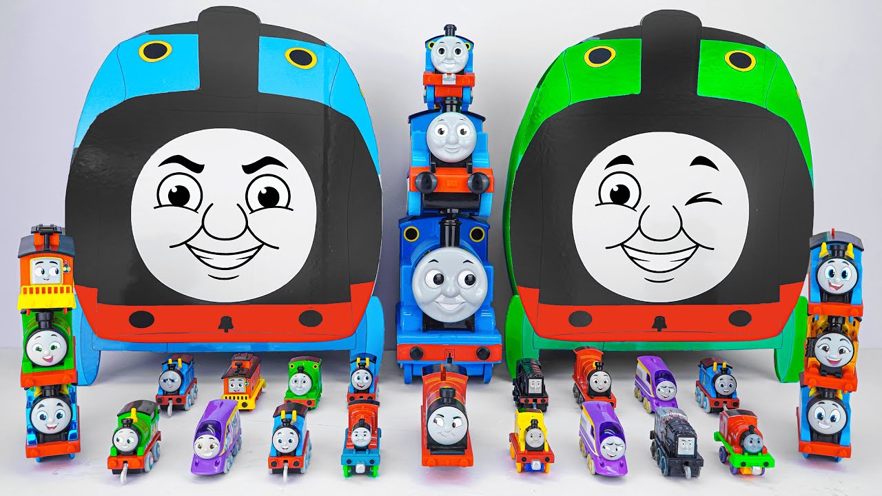 Secret Unboxing Thomas & Friends Track Toys Collection | Thomas & Friend Percy Pull-Along Noel Boxes