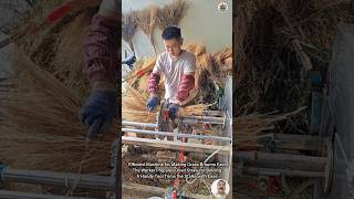 Traditional Grass Broom Making Machine! 🧹🌾#shorts #traditional #broommaking #machine
