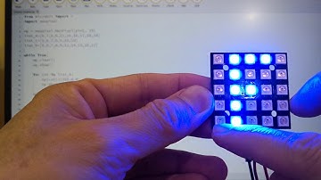 4F - How to Code 5x5 Neopixel Matrix using MicroPython