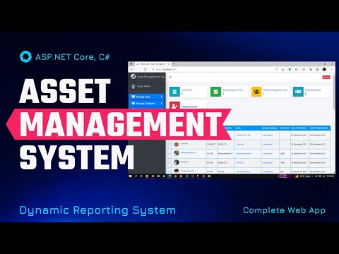 Asset Management System with Barcode | ASP.NET Core | EF Core | MSSQL | C#