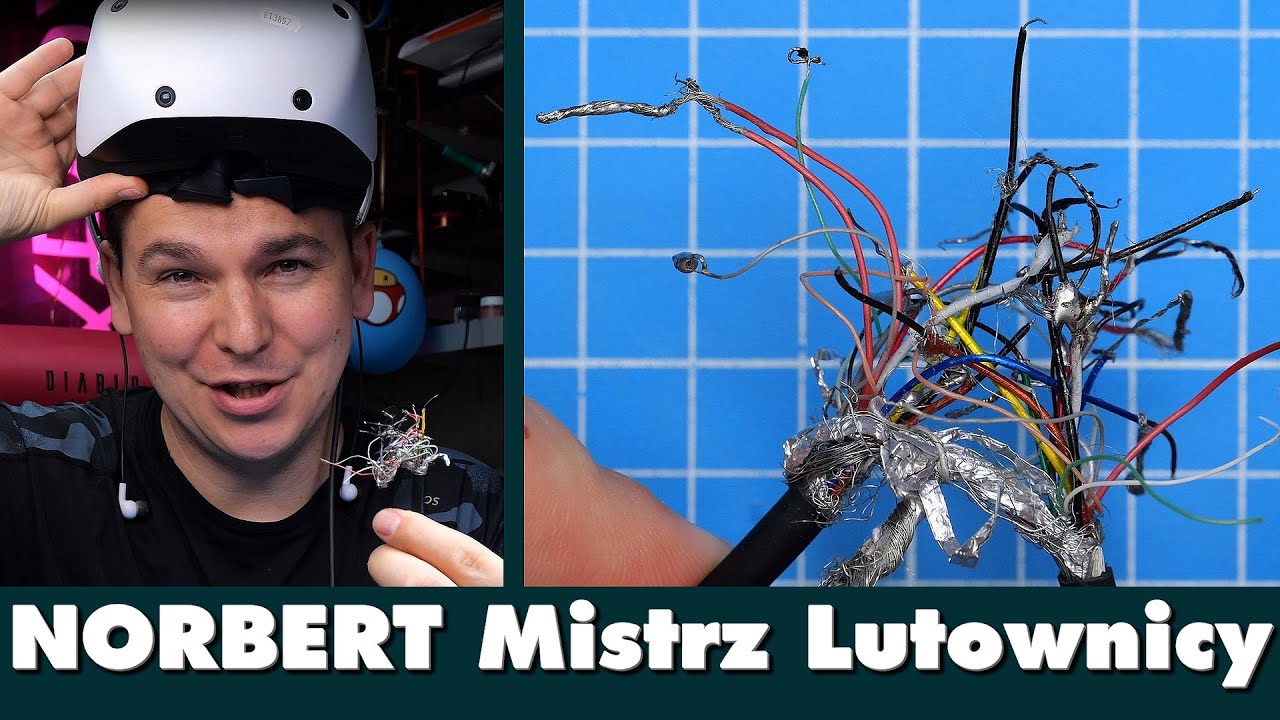 NORBERT Mistrz Lutownicy :) PIES zjadł kabel a Klient Zaorał PSVR2!
