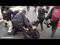 Protesters clash during confrontation with sheriffs outside bergen county jail in new jersey