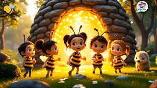 🐝🎶 Buzz, Buzz, Bees! Fun Bee Dance & Honey Song #shorts