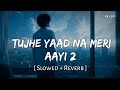 Tujhe Yaad Na Meri Ayee 2 (Slowed   Reverb) | B Praak, Jaani | SR Lofi