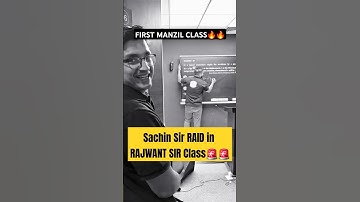 Sachin Sir Raid in Rajwant Sir Class🚨🚨 #jeewallah #shorts #pw #physicswallah