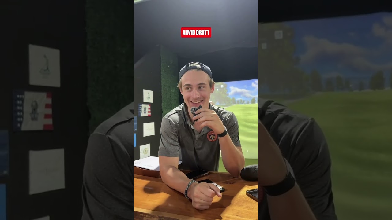 Asking the prospects the hard hitting questions 🏌️‍♂️⛳️