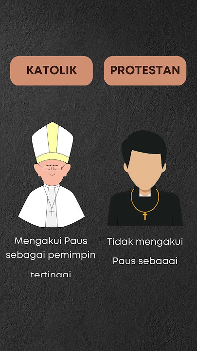 Inilah Perbedaan Agama Katolik dan Protestan #shorts