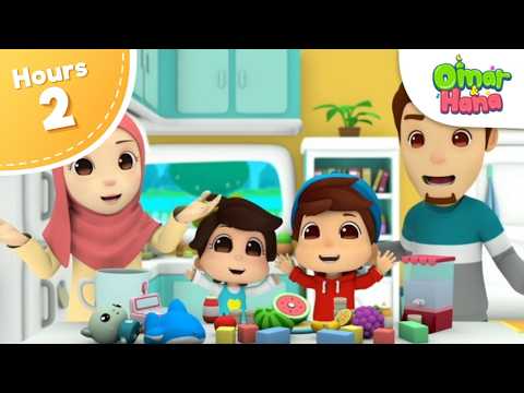 Omar & Hana NO INSTRUMENTS 🎵 Compilation | Islamic Series & Songs For Kids | Omar & Hana English