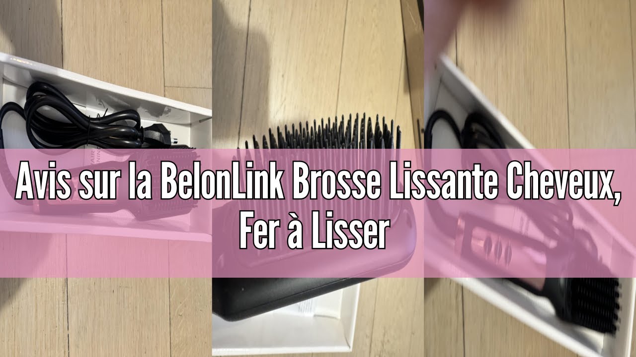 Avis sur la BelonLink Brosse Lissante Cheveux, Fer à Lisser Négatifs — free download