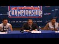 Tarleton State press conference at LSC Men's Basketball Championship
