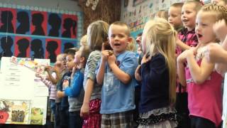 Caleb's kindergarten program