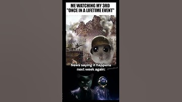 Me watching my 3rd “once in a lifetime” event like 👁️👄👁️ #memes