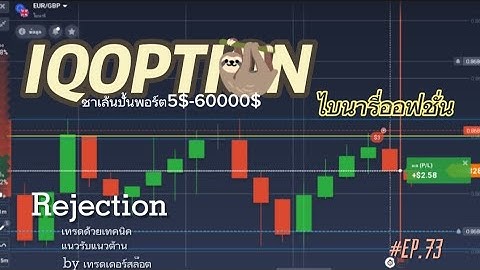 EP.73เทรดIQ Option ปั้นพอร์ต 5$ - 60000$ ด้วยเทคนิคเบสิคRejection