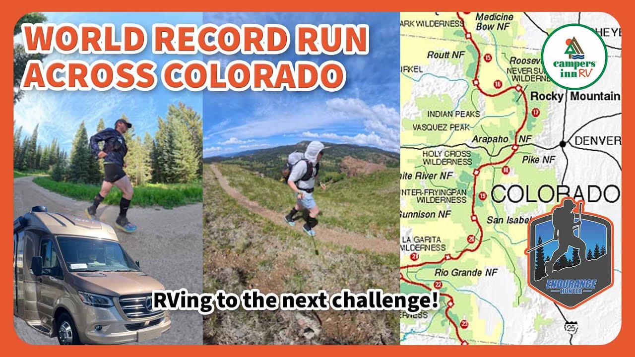 Record-Breaking Run Across the Colorado Rockies - YouTube