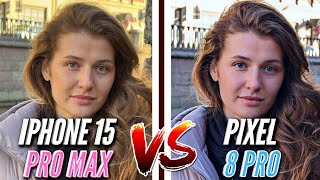 PIXEL 8 PRO vs IPHONE 15 PRO MAX. Большое сравнение камер. Часть 1. Фото