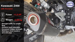 Top 7 Full Exhaust Sound Kawasaki Z400 / Akrapovic, Yoshimura, Arrow, Scorpion, SC-Project, LeoVince