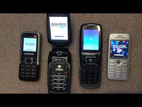 Samsung E1120 vs SGH-P910 vs SGH-D600 vs SGH-E590 Startup and Shutdown Speed Test