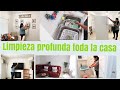 LIMPIEZA PROFUNDA DE TODA LA CASA // LIMPIA CONMIGO // LIMPIEZA DE CASAS // RUTINA DE LIMPIEZA