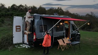 WE CAMPED IN A CAMPERVAN