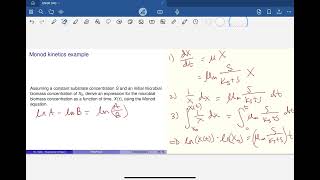 3.2 Monod Kinetics