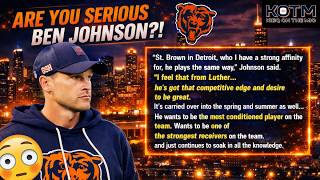ARE YOU SERIOUS!😳 Bears HC Makes 'BOLD DECLARATION' On Key WR That Puts NFL 'ON NOTICE!'