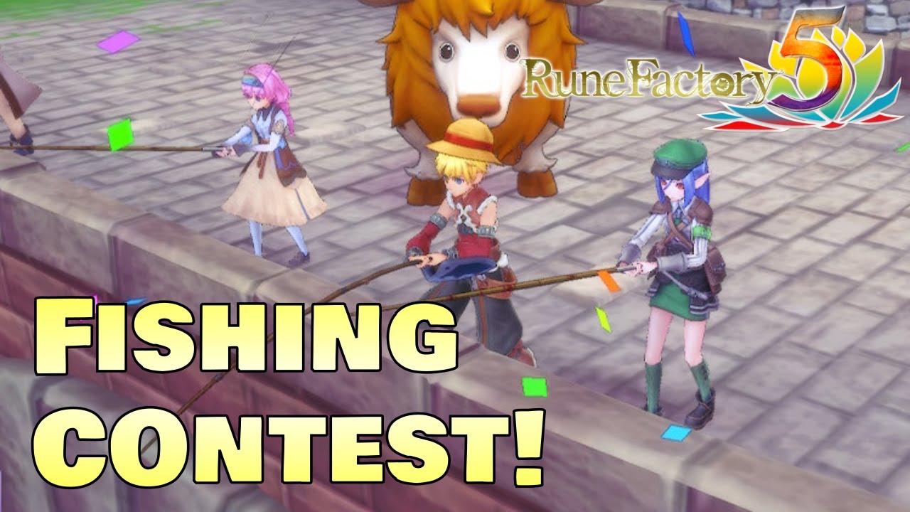 Fishing Contest and House Customization Options! - Rune Factory 5 - YouTube