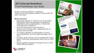 ROI for APIs - Using Hackathons to Evaluate Your API Program ft. TechCrunch & AT&T Webinar
