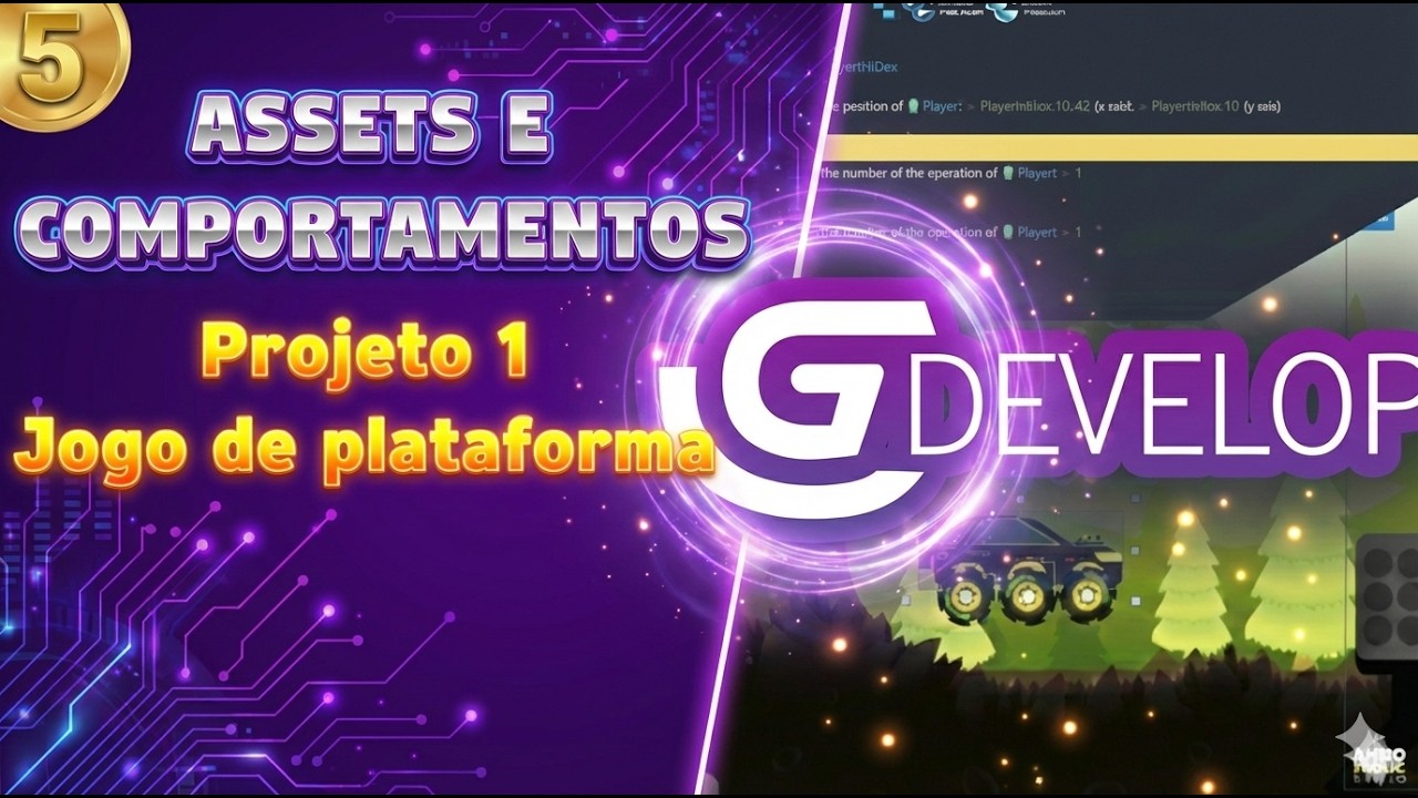 Aula 5 (GDevelop) - Trabalhando com Assets e comportamentos - YouTube