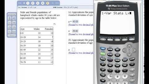 Grouped Data Stats via TI84 and StatCrunch