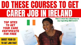 IRELAND Healthcare assistant Training Courses to Get a Care Job Fast | Ireland visa