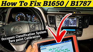 How To Fix B1650 / B1787 | Zero point Calibration with Complete guide 💯