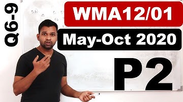 May-Oct 2020 WMA12 (Q6-9)