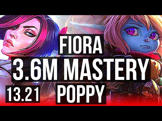 ILLAOI vs POPPY (TOP)  6 solo kills, 1.7M mastery, 500+ games