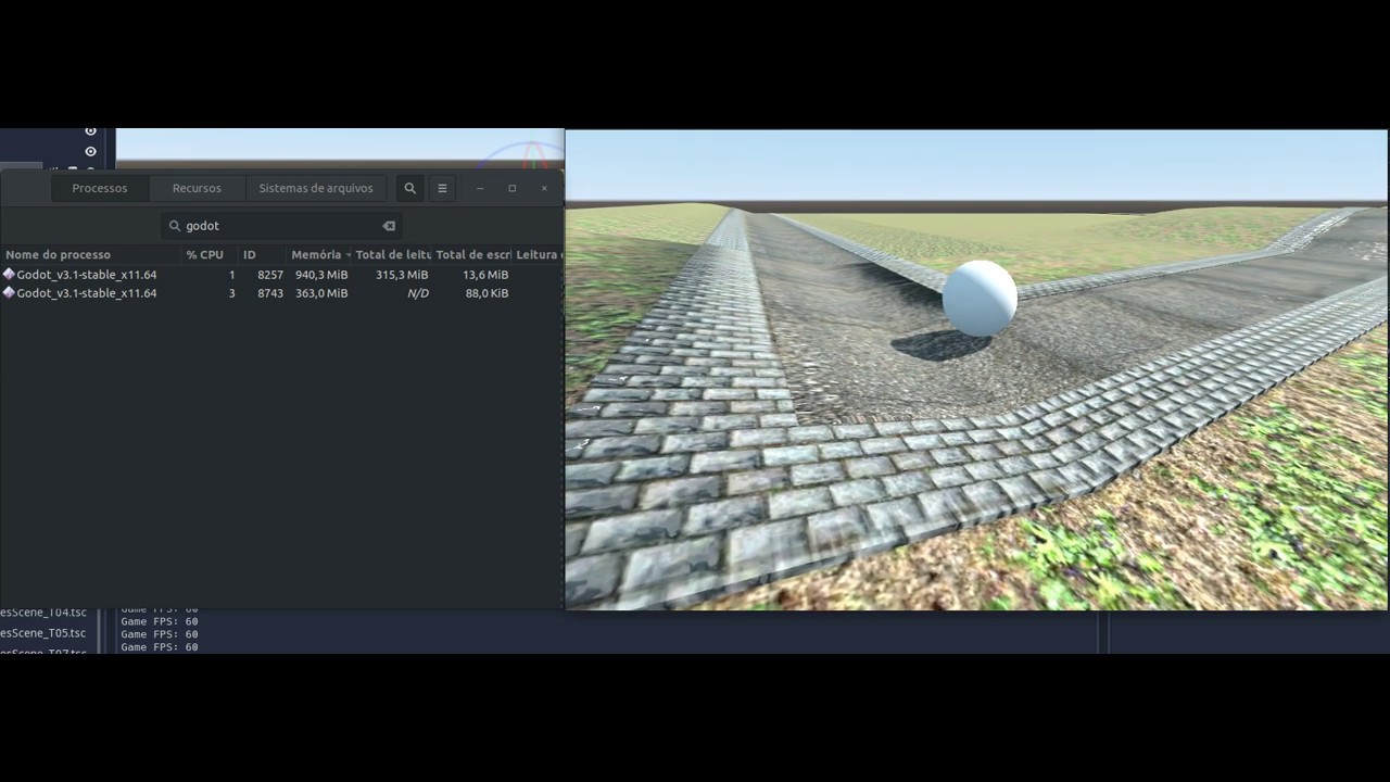 GridMap and FPS camera test for 3d on Godot 3.1 (Better video quality ...