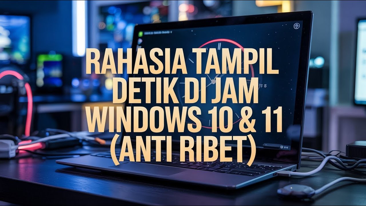 Rahasia Tampil Detik di Jam Windows 10 & 11 (Anti Ribet) - YouTube