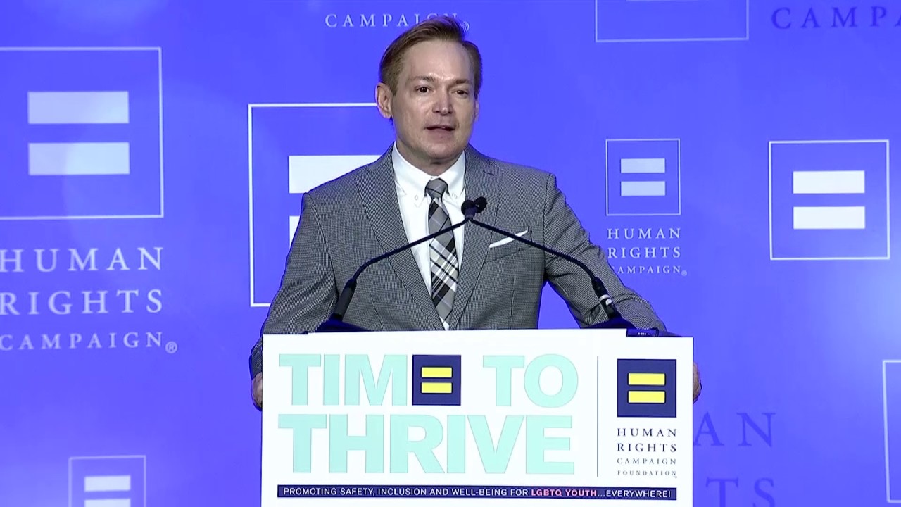 Toyota's Zack Hicks at the 2017 HRC Foundation's Time To THRIVE ...