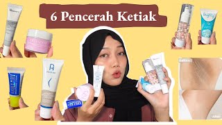 Review 6 Pemutih Ketiak dan Lipatan Tubuh |  Pherini, Brighty, Gmeelan, Celluvie, Somethinc, Erha