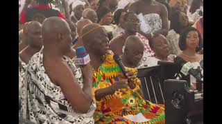 Ga Mantse celebrates Otumfuo as he turns 74 at Kumasi
