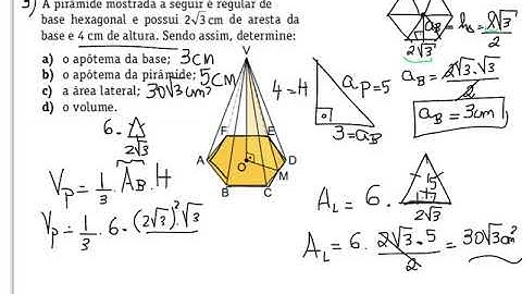 Vídeo-aula Pirâmide e tronco
