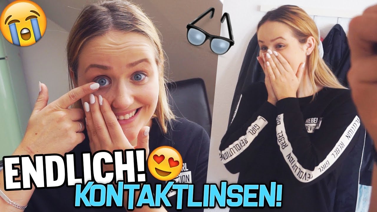 New Mone bekommt ENDLICH ihre KONTAKTLINSEN!👓 (keine Brille mehr?)