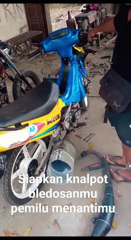 cek soud knalpot satria 2 tak blombongan #viral #trending #viralvideo