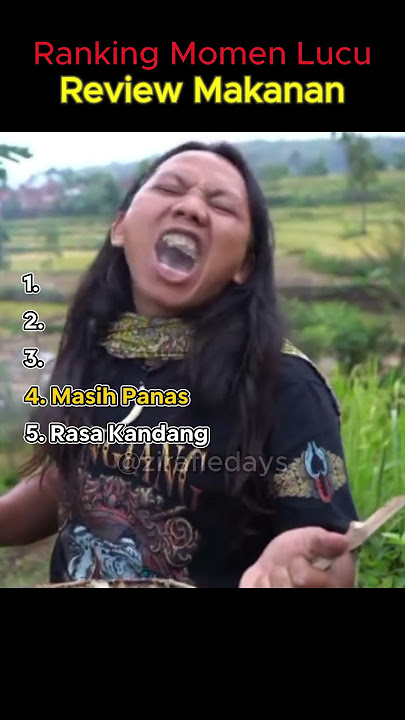 RANKING MOMEN LUCU REVIEW MAKANAN 🍝