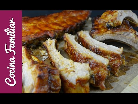 Costilla de cerdo asada con salsa Barbacoa. Como hacer la salsa BBQ | Javier Romero