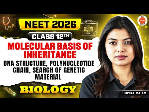 Cover for Molecular Basis of Inheritance | Class 12 | Biology | NEET 2026 | Gopika Ma'am