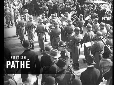 For First Time Since The War Aka German Guards March Through Streets