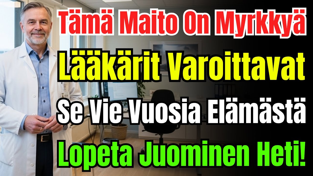 Yli 60-vuotias? Nämä 4 Maitoa Tuhoavat Luusi – Juo Sen Sijaan Näitä 4 Joka Päivä!