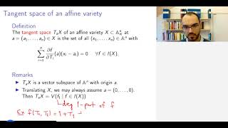 12.1 The tangent space - concretely (Commutative Algebra and Algebraic Geometry)