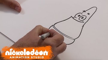 How to Draw Patrick Star | SpongeBob SquarePants | Nick Animation