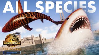 Megalodon VS Mosa! Microceratus & more! FULL DLC & FREE UPDATE SHOWCASE! Jurassic World Evolution 2